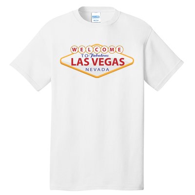 Welcome To Fabulous Las Vegas Sign Tall T-Shirt