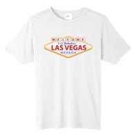 Welcome To Fabulous Las Vegas Sign Tall Fusion ChromaSoft Performance T-Shirt