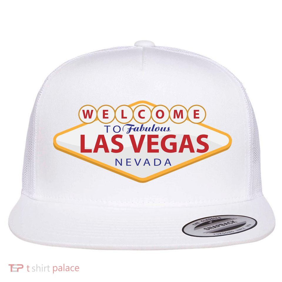 Welcome To Fabulous Las Vegas Sign Flatbill Hat