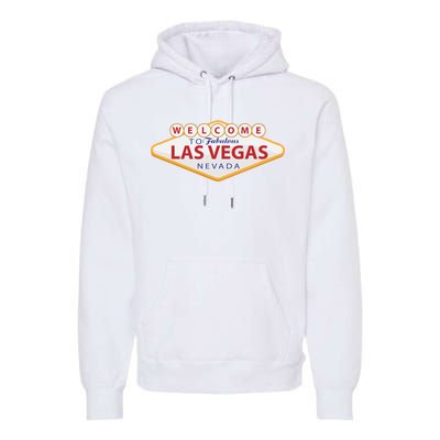 Welcome To Fabulous Las Vegas Sign Premium Hoodie