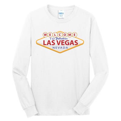 Welcome To Fabulous Las Vegas Sign Tall Long Sleeve T-Shirt