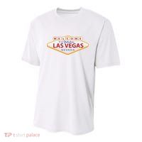 Welcome To Fabulous Las Vegas Sign Youth Performance Sprint T-Shirt