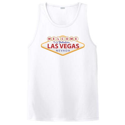 Welcome To Fabulous Las Vegas Sign PosiCharge Competitor Tank