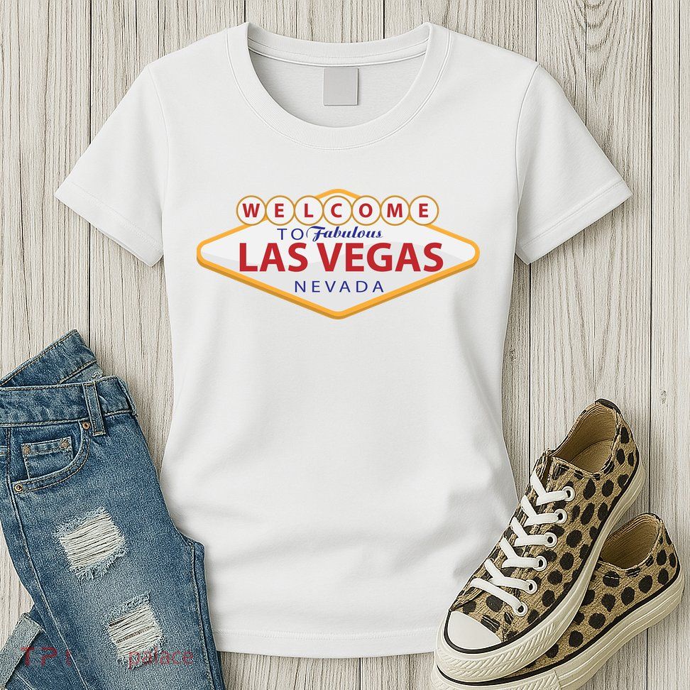 Welcome To Fabulous Las Vegas Sign Womens T-Shirt