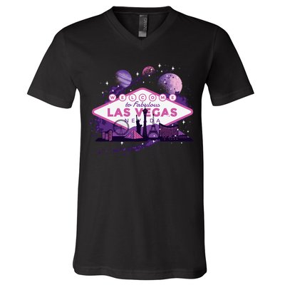 Welcome To Fabulous Las Vegas Universe V-Neck T-Shirt