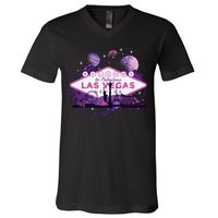 Welcome To Fabulous Las Vegas Universe V-Neck T-Shirt