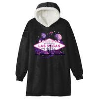 Welcome To Fabulous Las Vegas Universe Hooded Wearable Blanket