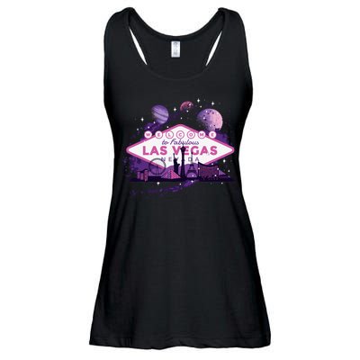 Welcome To Fabulous Las Vegas Universe Ladies Essential Flowy Tank