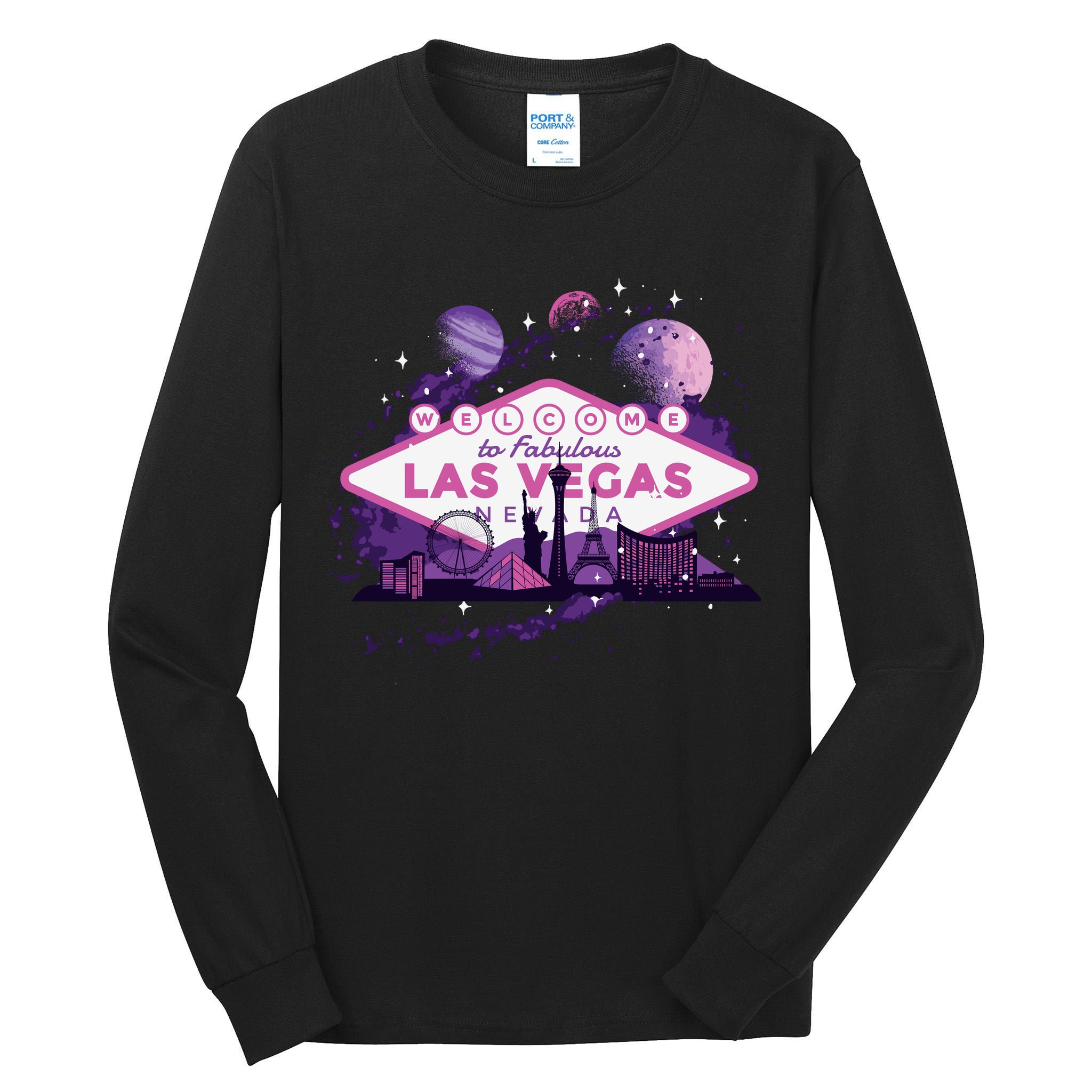Welcome To Fabulous Las Vegas Universe Tall Long Sleeve T-Shirt