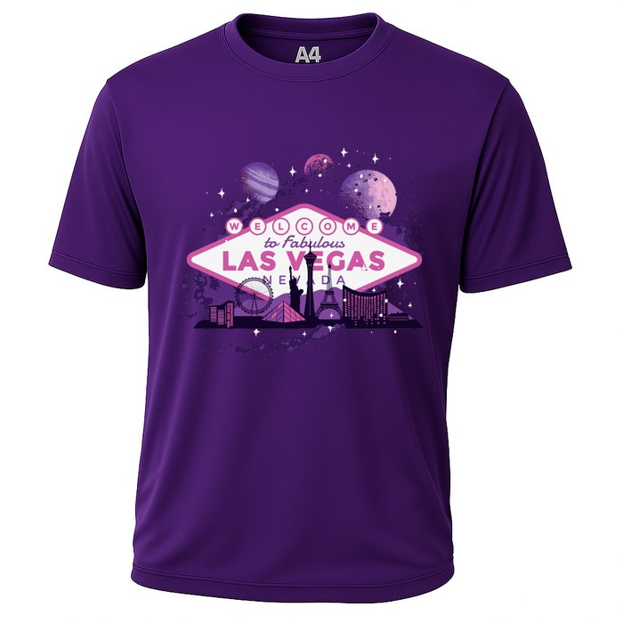 Welcome To Fabulous Las Vegas Universe Cooling Performance Crew T-Shirt