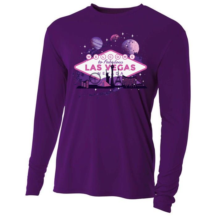 Welcome To Fabulous Las Vegas Universe Cooling Performance Long Sleeve Crew