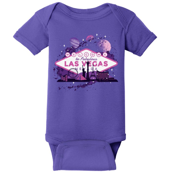 Welcome To Fabulous Las Vegas Universe Baby Bodysuit
