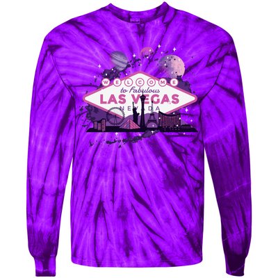 Welcome To Fabulous Las Vegas Universe Tie-Dye Long Sleeve Shirt