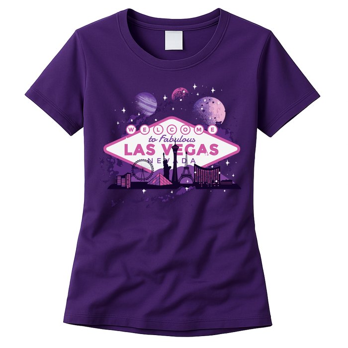 Welcome To Fabulous Las Vegas Universe Womens T-Shirt