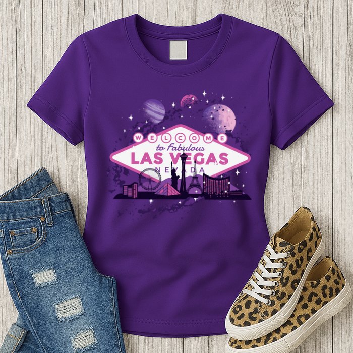 Welcome To Fabulous Las Vegas Universe Womens T-Shirt
