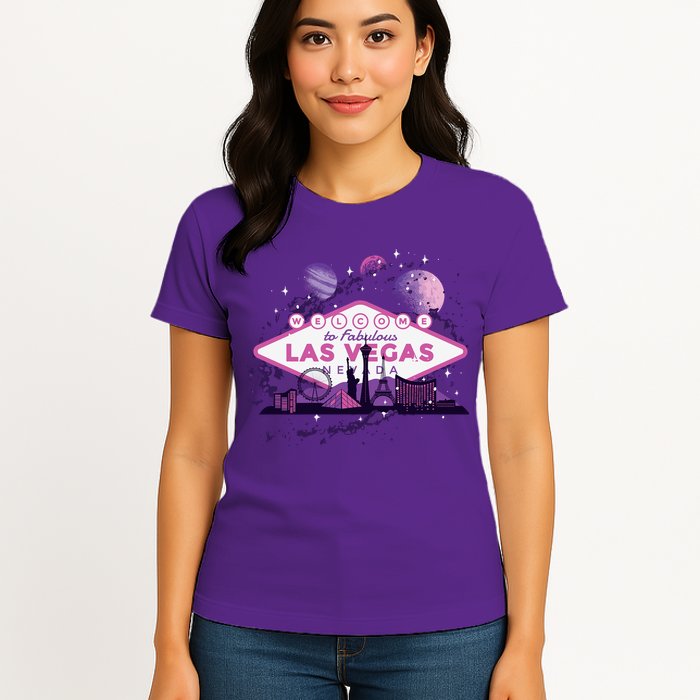 Welcome To Fabulous Las Vegas Universe Womens T-Shirt