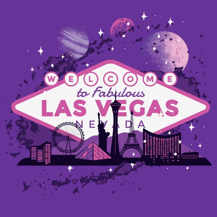Welcome To Fabulous Las Vegas Universe Womens T-Shirt