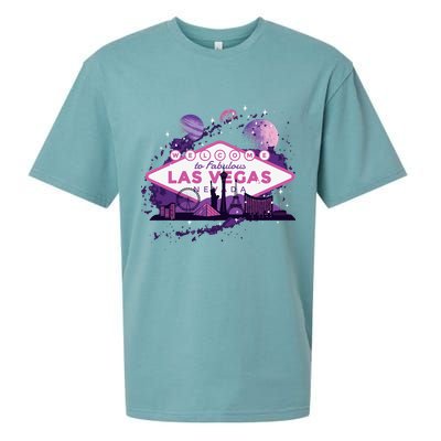 Welcome To Fabulous Las Vegas Universe Sueded Cloud Jersey T-Shirt