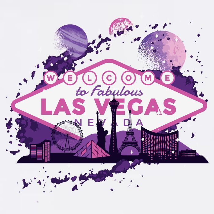 Welcome To Fabulous Las Vegas Universe Garment-Dyed Sweatshirt