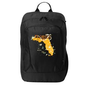 Welcome To Florida Cool Tourist Map City Backpack