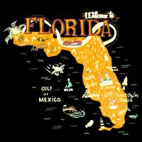 Welcome To Florida Cool Tourist Map Zip Tote Bag