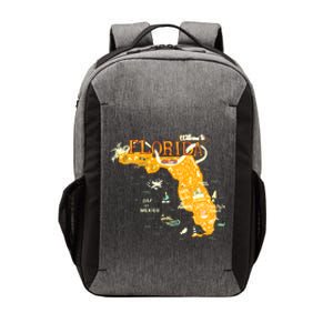 Welcome To Florida Cool Tourist Map Vector Backpack