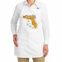 Welcome To Florida Cool Tourist Map Apron