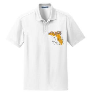 Welcome To Florida Cool Tourist Map Dry Zone Grid Polo