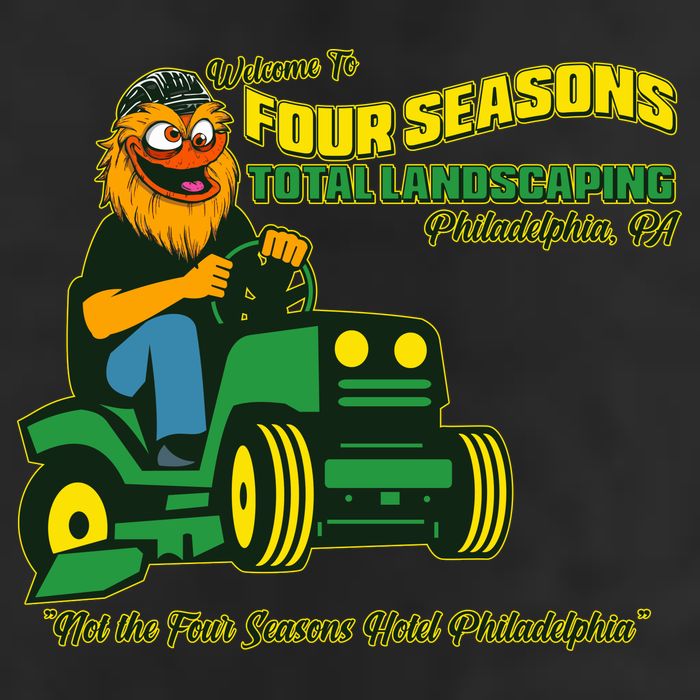 Welcome To Four Season Total Landscaping Philadelphia 7 Panel Mesh Trucker Snapback Hat