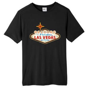 Welcome to Las Vegas Classic Sign Tall Fusion ChromaSoft Performance T-Shirt