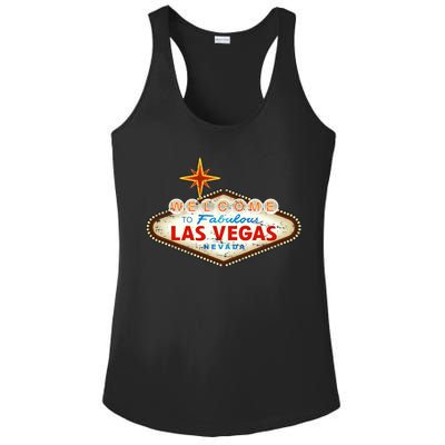 Welcome to Las Vegas Classic Sign Ladies PosiCharge Competitor Racerback Tank