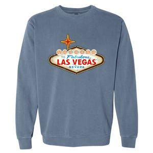 Welcome to Las Vegas Classic Sign Garment-Dyed Sweatshirt