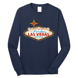 Welcome to Las Vegas Classic Sign Long Sleeve Shirt