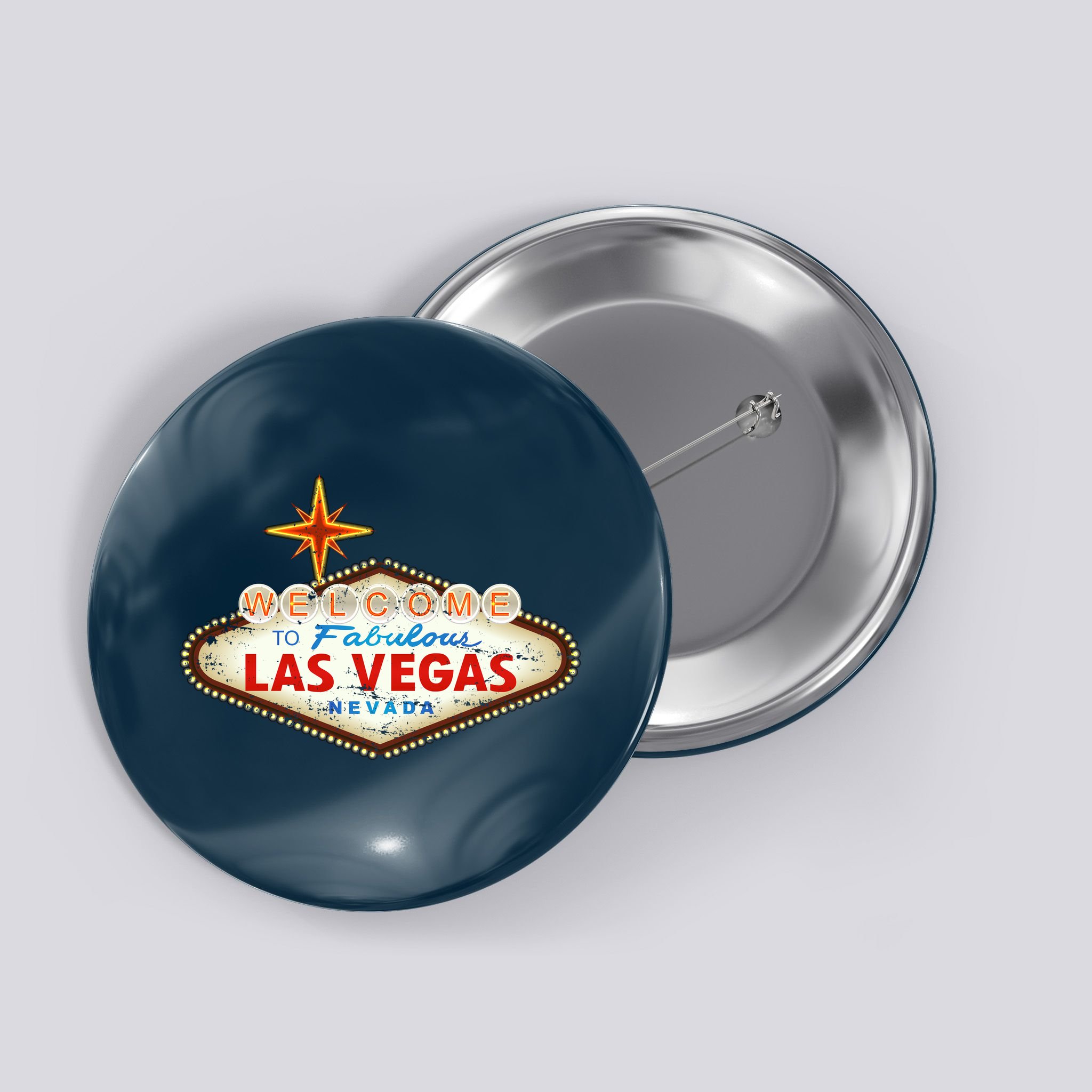 Welcome to Las Vegas Classic Sign Button