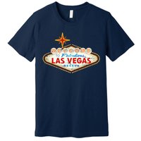 Welcome to Las Vegas Classic Sign Premium T-Shirt