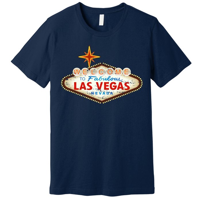 Welcome to Las Vegas Classic Sign Premium T-Shirt