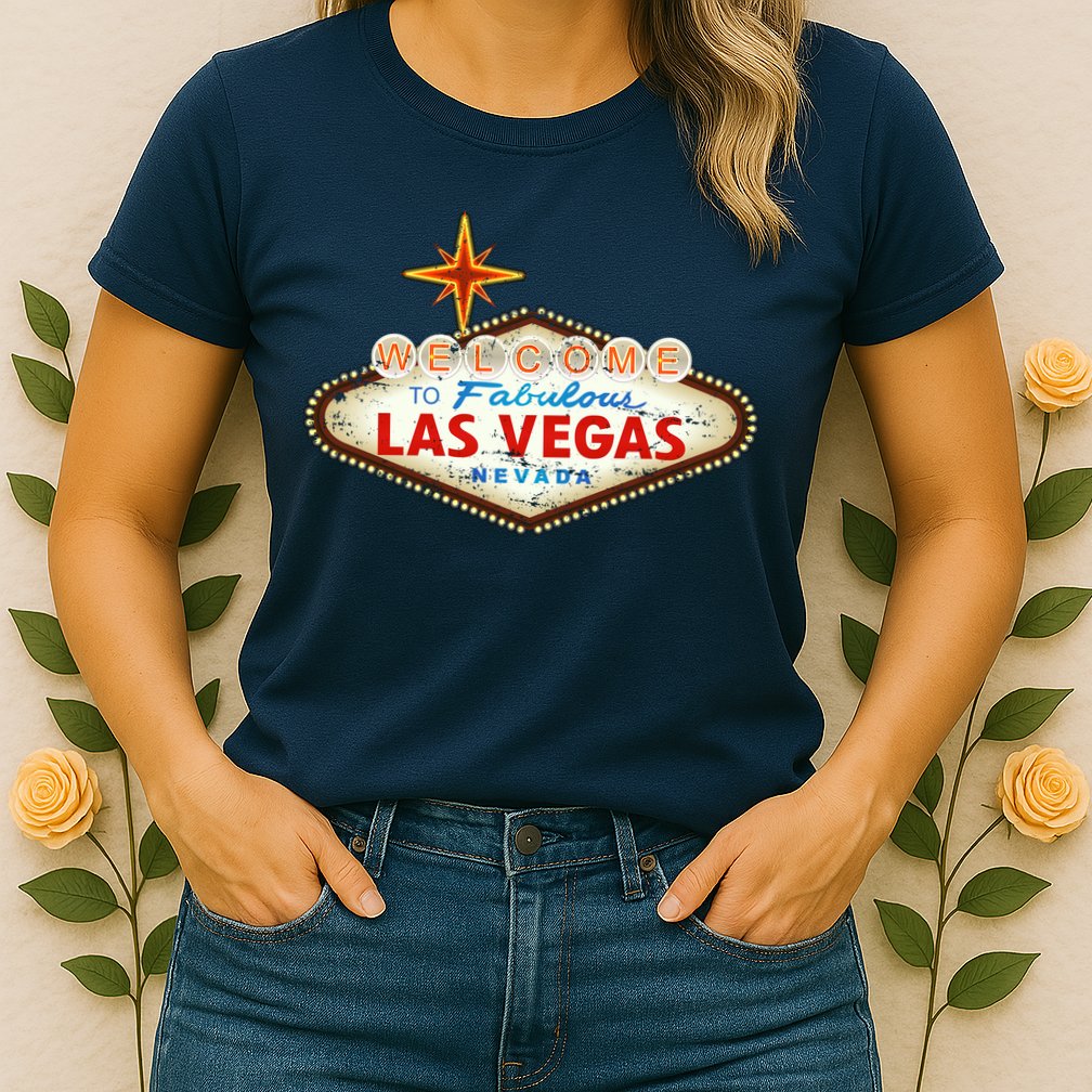 Welcome to Las Vegas Classic Sign Womens T-Shirt