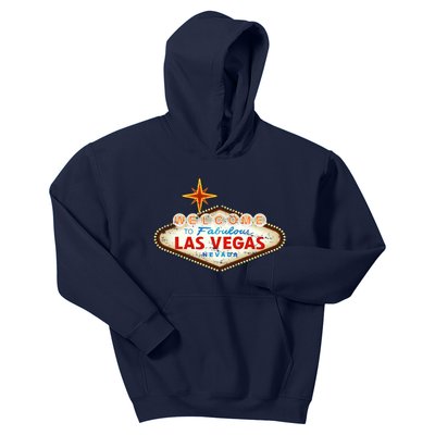 Welcome to Las Vegas Classic Sign Kids Hoodie