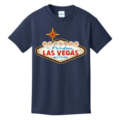 Welcome to Las Vegas Classic Sign Kids T-Shirt