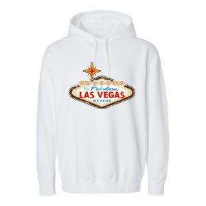 Welcome to Las Vegas Classic Sign Garment-Dyed Fleece Hoodie