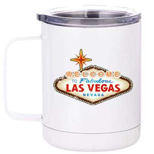 Welcome to Las Vegas Classic Sign 12 oz Stainless Steel Tumbler Cup