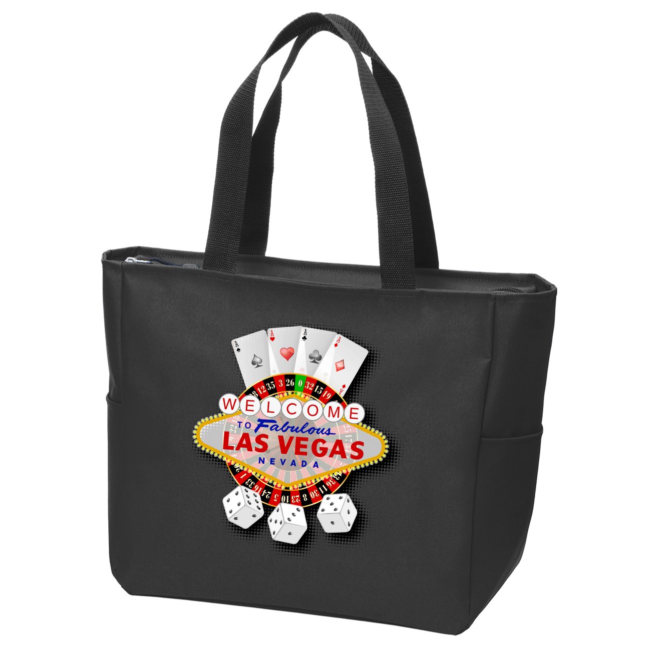 Welcome To Las Vegas Original Logo Zip Tote Bag