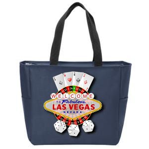 Welcome To Las Vegas Original Logo Zip Tote Bag