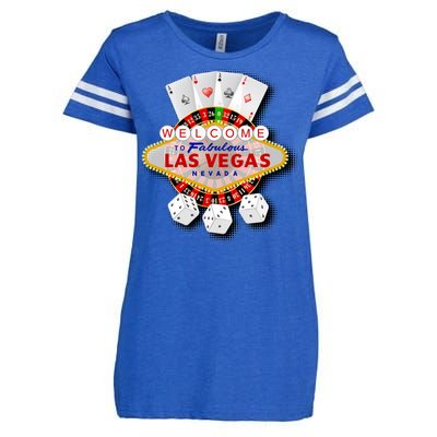 Welcome To Las Vegas Original Logo Enza Ladies Jersey Football T-Shirt