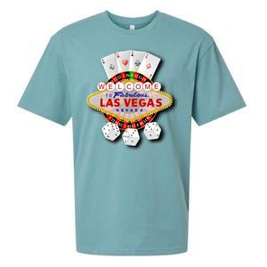 Welcome To Las Vegas Original Logo Sueded Cloud Jersey T-Shirt