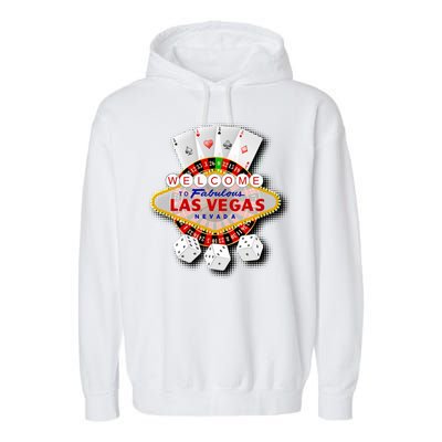 Welcome To Las Vegas Original Logo Garment-Dyed Fleece Hoodie