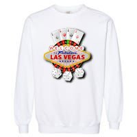 Welcome To Las Vegas Original Logo Garment-Dyed Sweatshirt