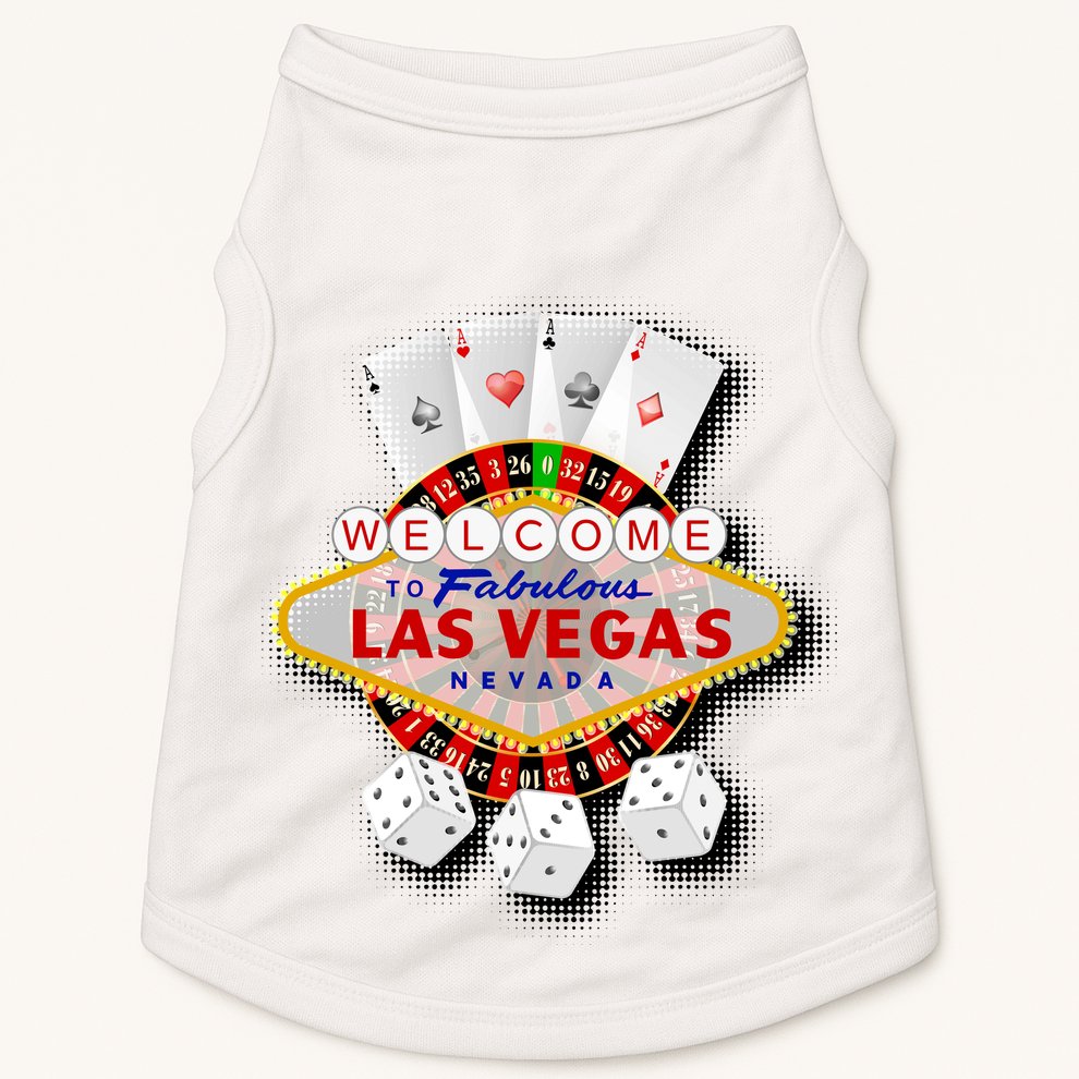 Welcome To Las Vegas Original Logo Doggie Tank
