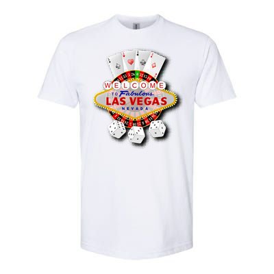 Welcome To Las Vegas Original Logo Softstyle® CVC T-Shirt