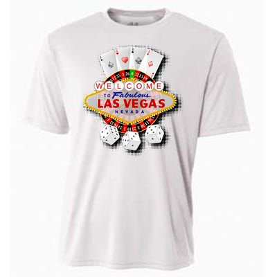 Welcome To Las Vegas Original Logo Cooling Performance Crew T-Shirt